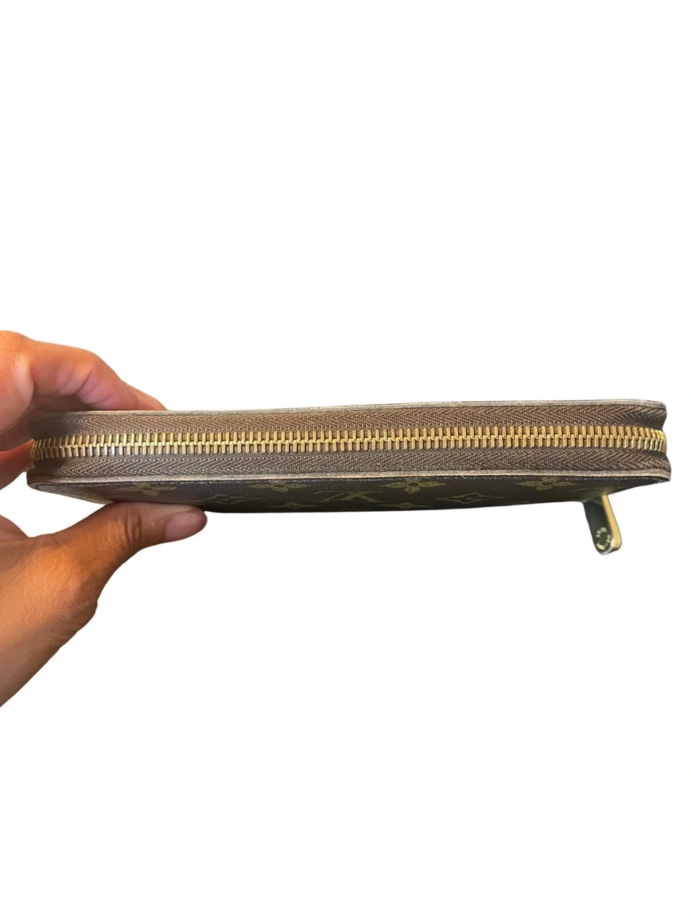Louis Vuitton Brown Monogram Zip Wallet